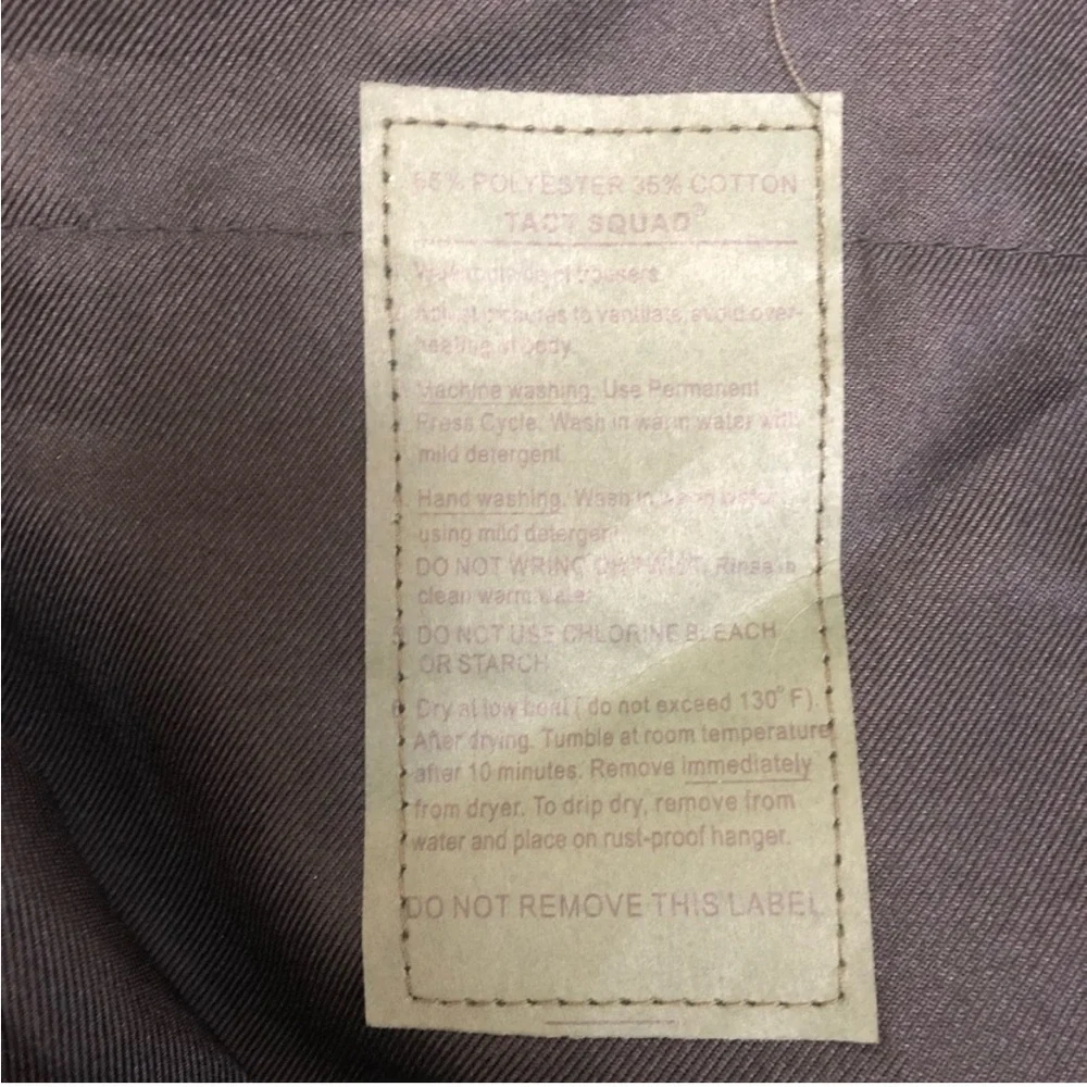 NWT Tact Squad Cargo Pocket Workmen Pants